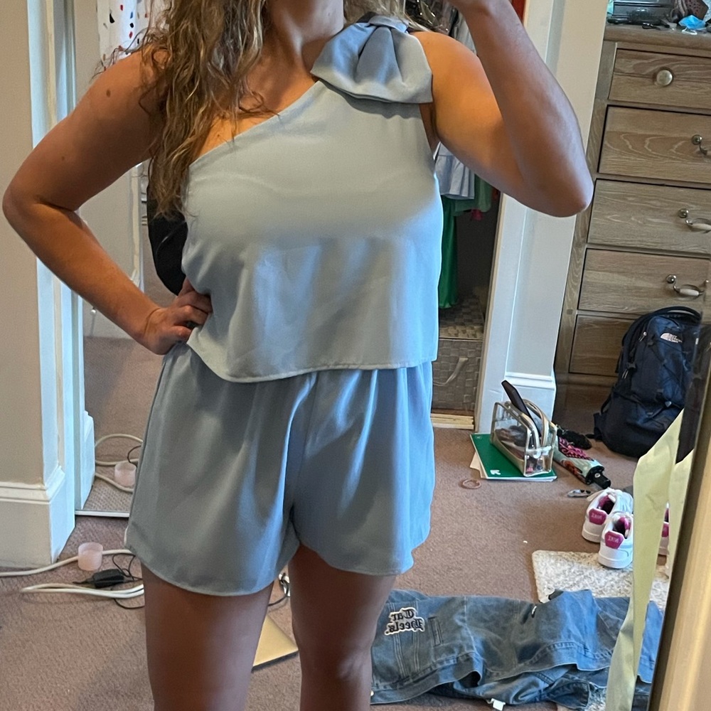 Light Blue Romper